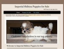 Tablet Screenshot of imperialshihtzu.net